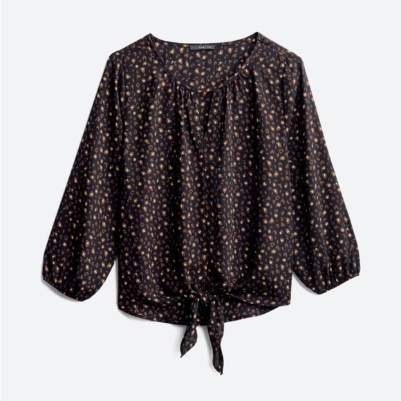 West Kei Casita Tie Front Blouse - Picture 1 of 5